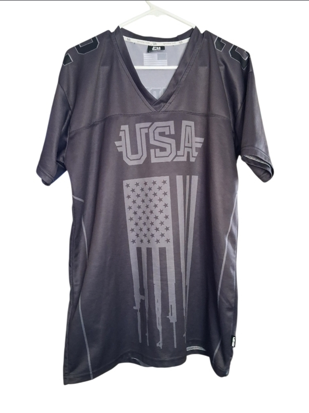 Greater Half Custom Second Amendment Football Jersey "Blackout Edition"